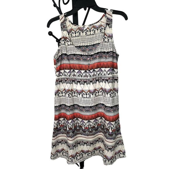 Volcom No Relief Dress Small Graphic Print Mini Lightweight Casual Beachy Summer - Picture 1 of 6